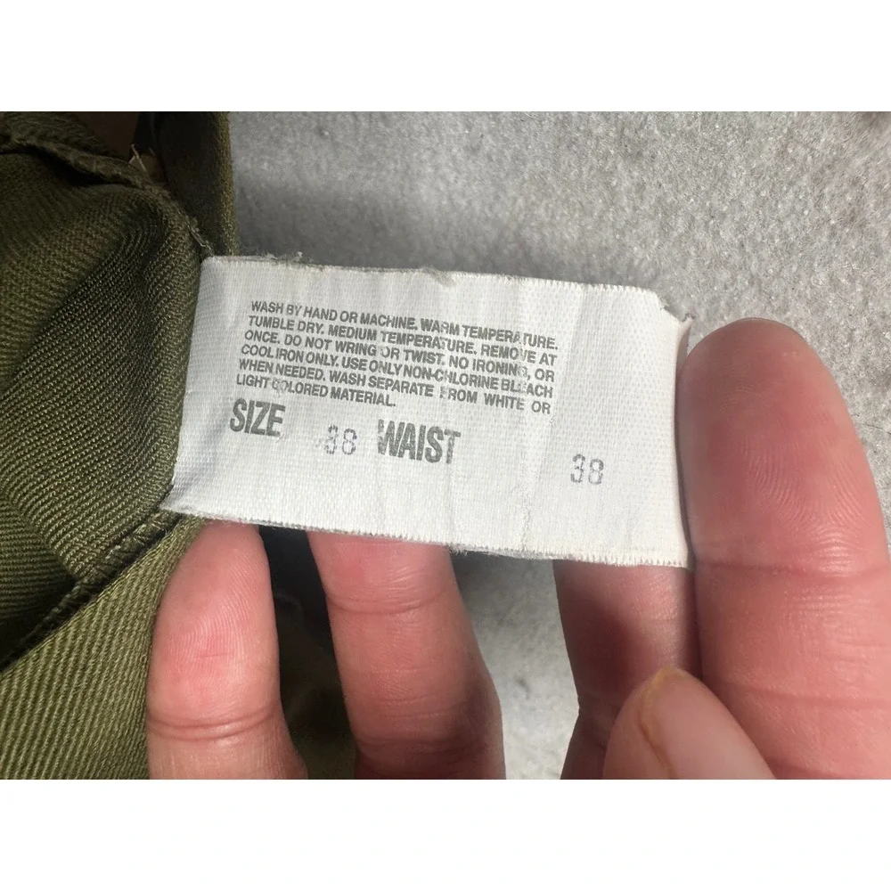 Vintage Boy Scouts of America BSA Pants Olive Green Union Made USA Raw Hem 38